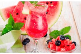 Watermelon Drink in Watermelon Diet Menu for Weight Loss in One Week