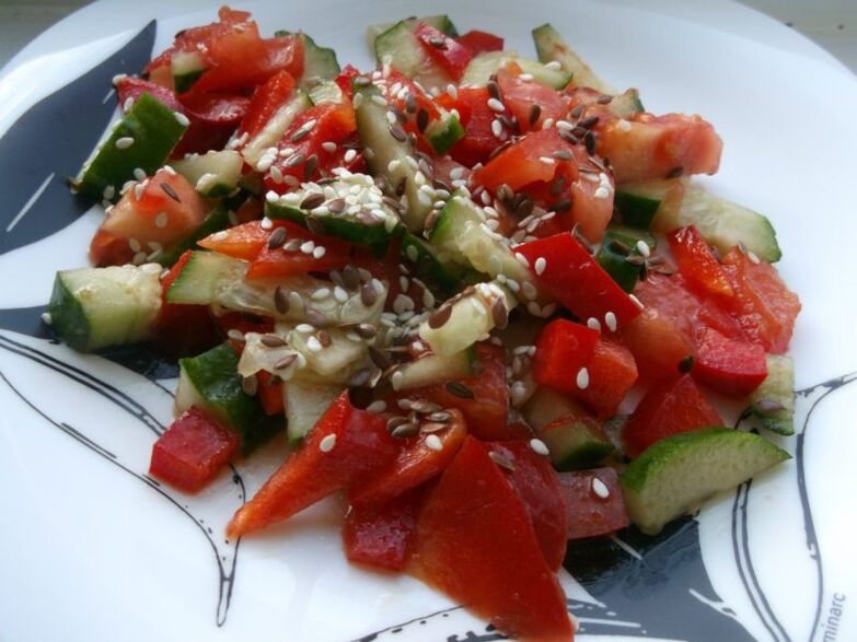 linseed salad to lose weight