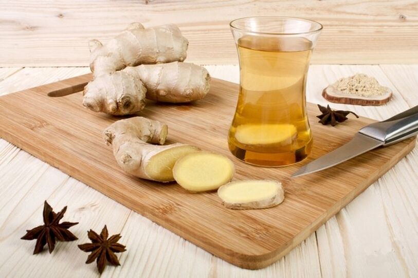 ginger tea to slim down